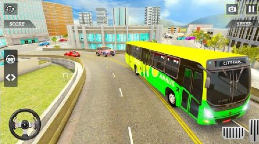 巴士模拟器驱动越野3D截图2